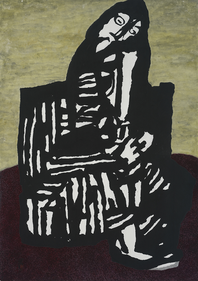 Jang Byeong Eun · Eastbrush · 张炳彥 · figure · mixed_media_on_paper · 1456mm_x_1030mm · 2025